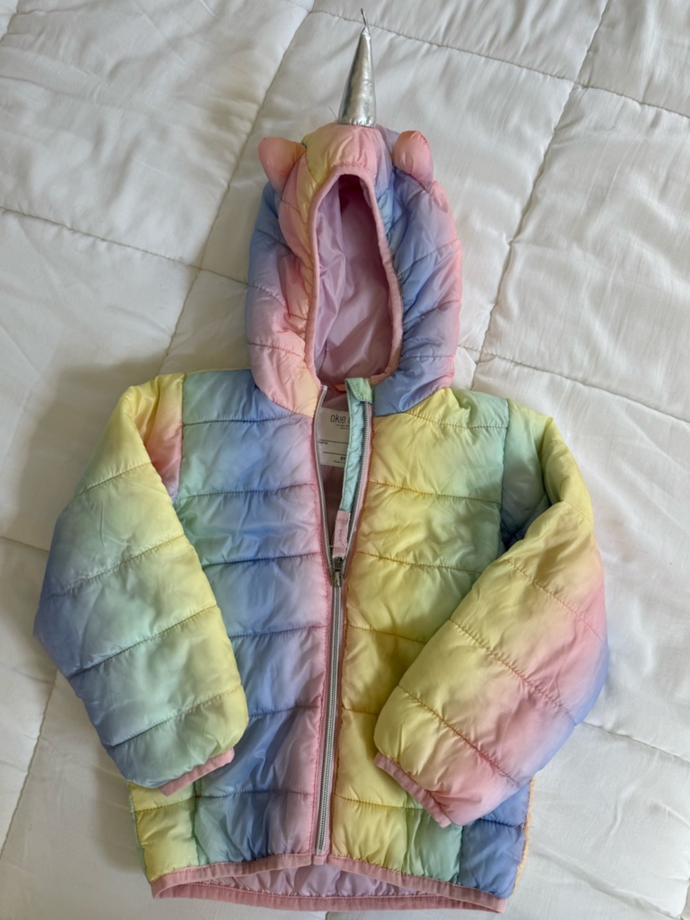 Okie Dokie Girls Unicorn Coat